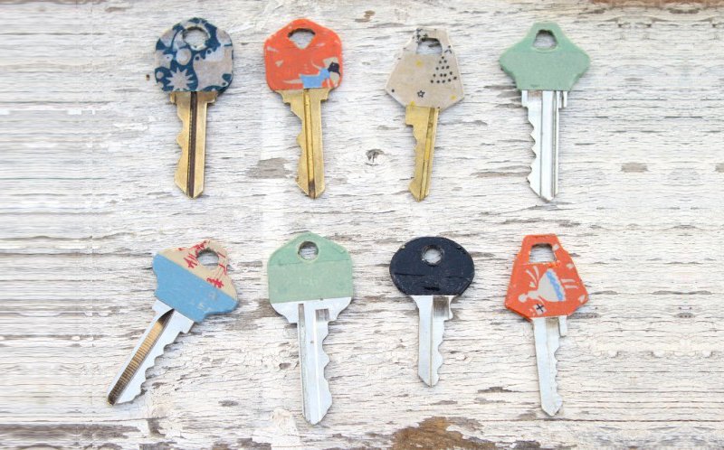 Washi Tape House Keys