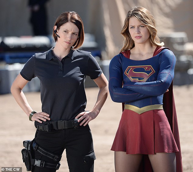 Saying goodbye: The CW announced on Tuesday that its series Supergirl, which stars Melissa Benoist, would come to an end in 2021 after airing its upcoming sixth season; still from Supergirl