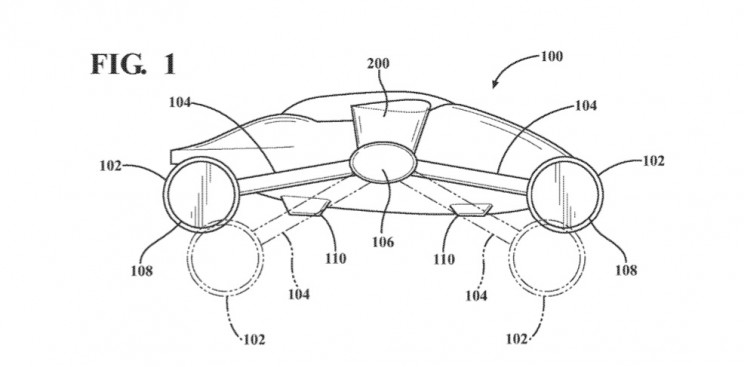 toyota flying car patent