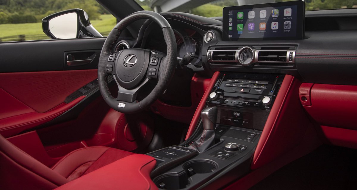 Lexus IS Red Interior
