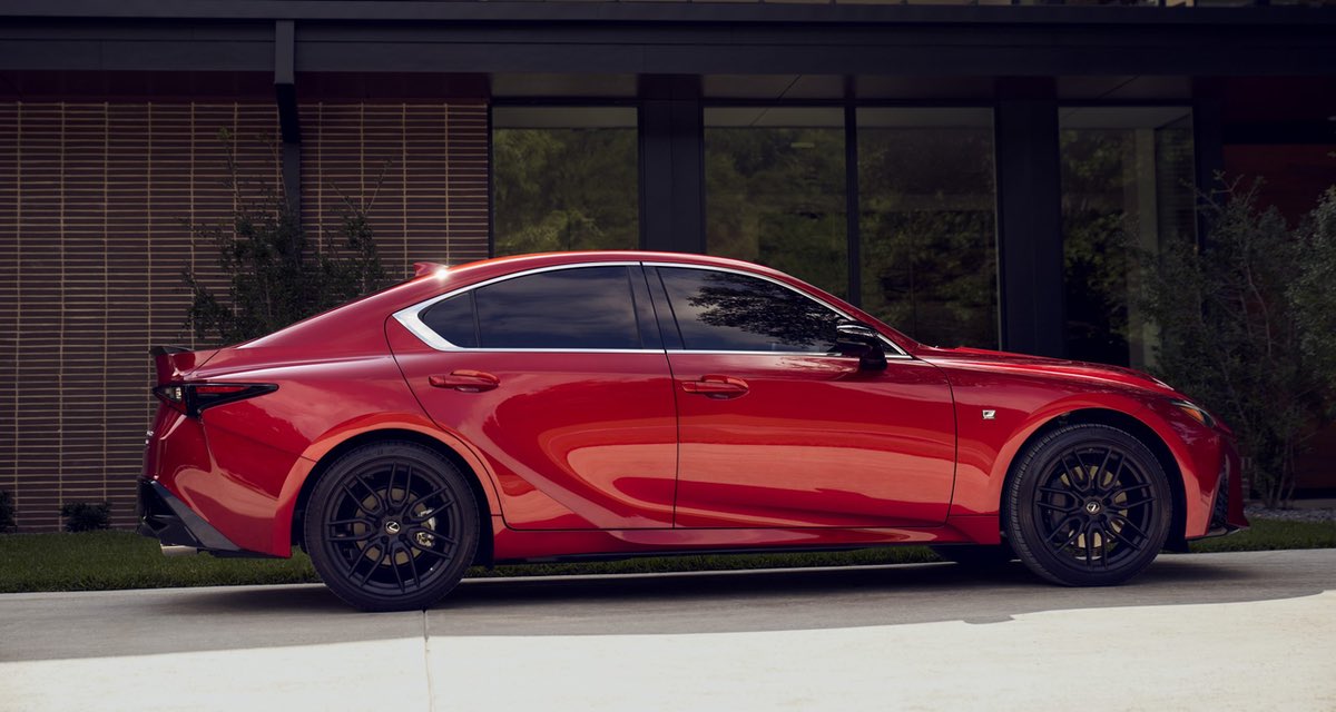 Lexus IS Red Profile