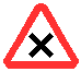 Знак 1.6 Пересечение равнозначных дорог