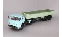 МАЗ-515 (6x4) + МАЗ-5205, голубой / зеленый, масштабная модель, Наш Автопром, scale43