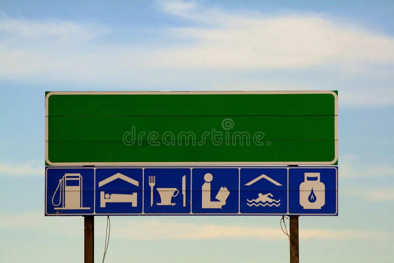 Highway sign royalty free stock images