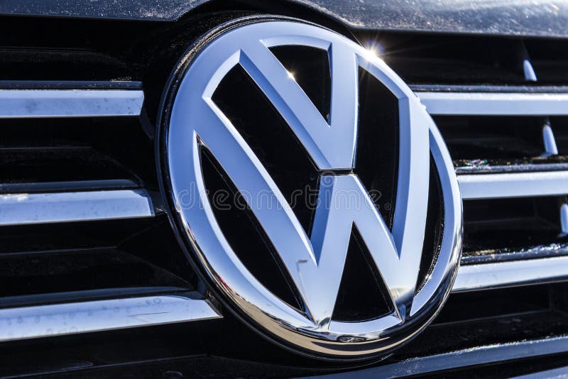 Indianapolis - Circa February 2017: Volkswagen Cars and SUV logo. VW is Among the World`s Largest Car Manufacturers VI. Volkswagen Cars and SUV logo. VW is Among stock images