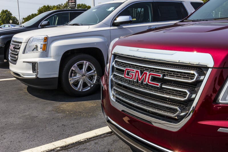 Kokomo - Circa September 2017: GMC and Buick Truck and SUV dealership. GMC and Buick are divisions of GM V. GMC and Buick Truck and SUV dealership. GMC and Buick stock image