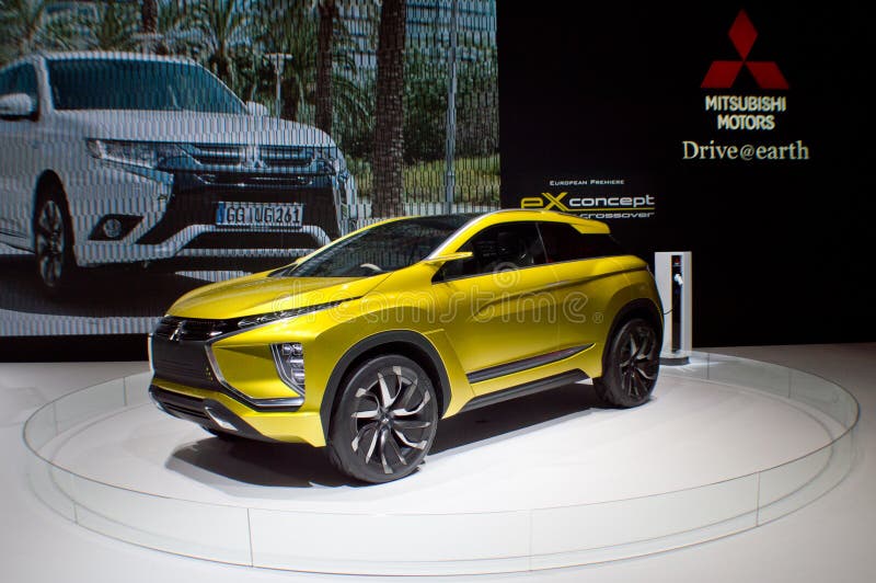 Mitsubishi ex-Concept at Geneva 2016. Geneva, 86th Salon de l