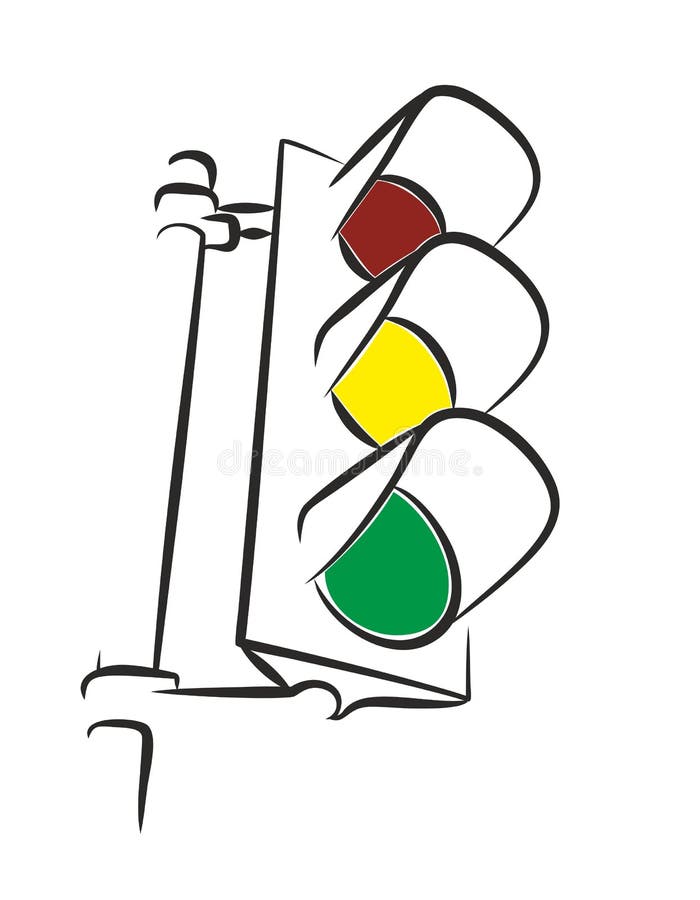 Traffic light. vector illustration