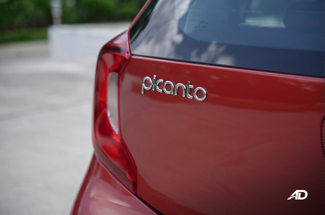 Kia Picanto 1.2 EX Philippines rear badge 