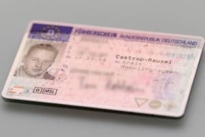 Information about the German driving licence
