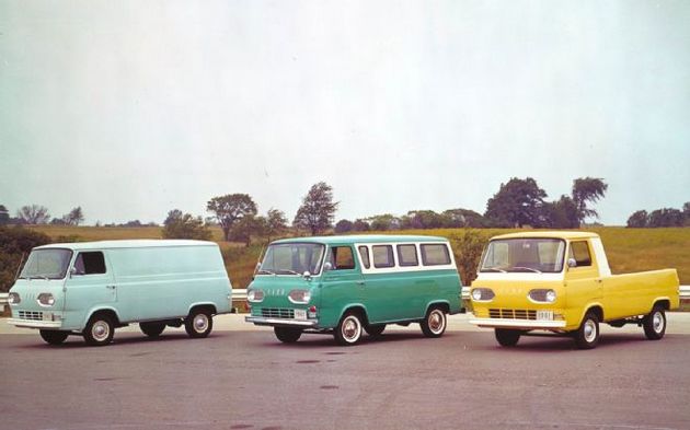 Семейство Ford Econoline, модели Van, Bus и Pickup Truck, 1960 год