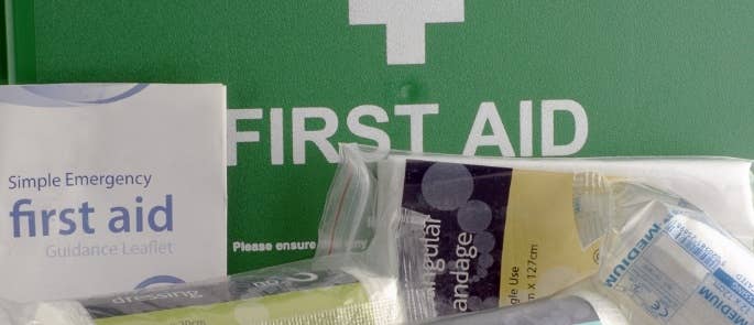 Contents of a first aid kit